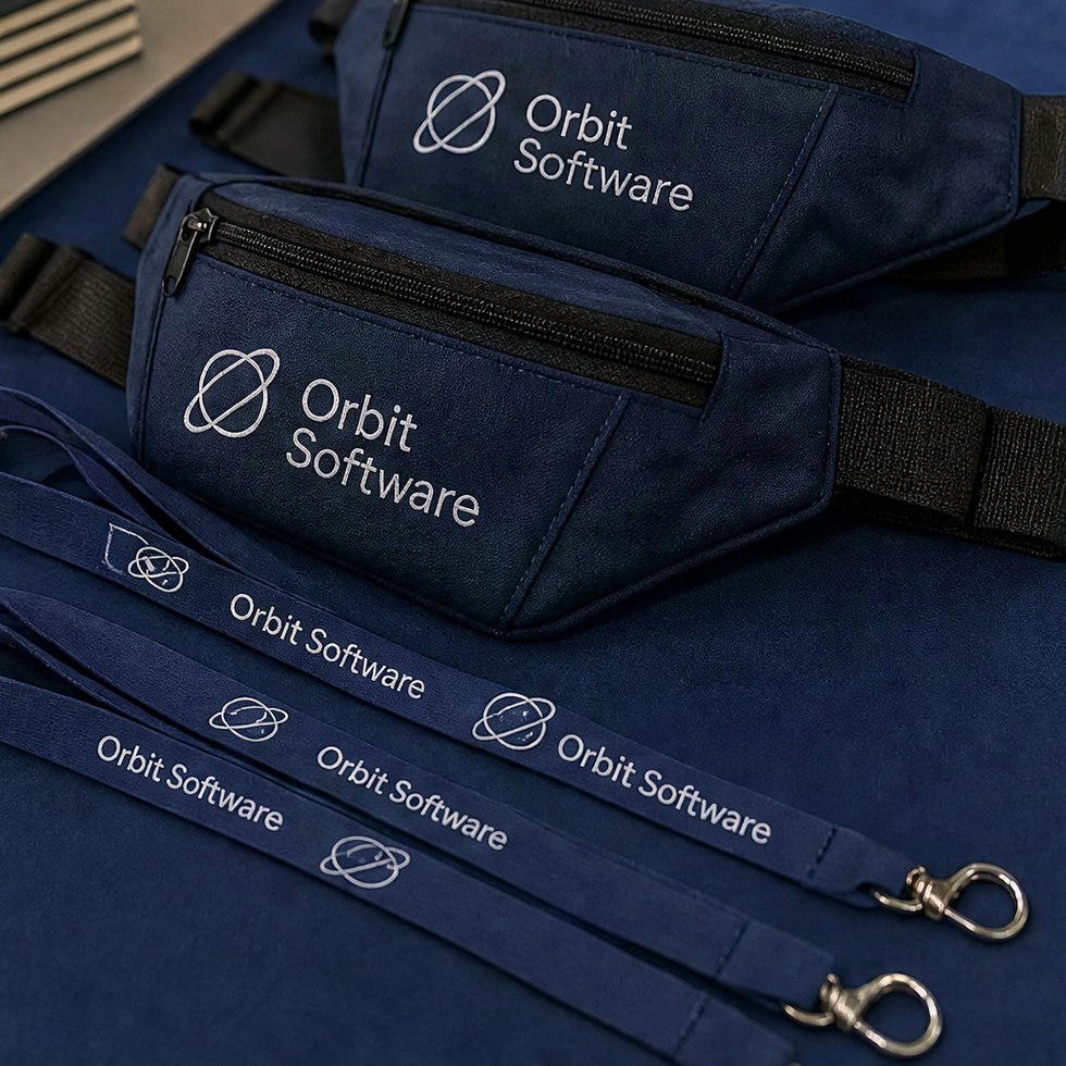 Customized fanny packs for corporate retreats and swag